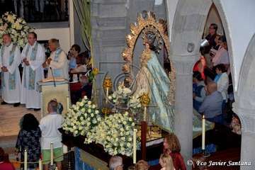 Procesión de la Inmaculada Concepción en Jinámar (Foto Francisco Javier Santana)
